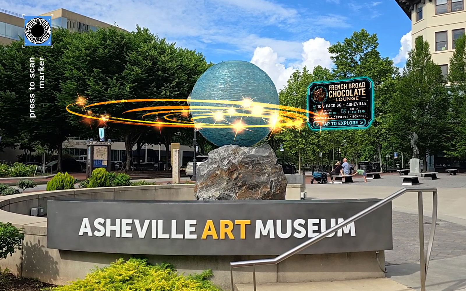 AR Asheville Augmented Reality Experience in Downtown Asheville