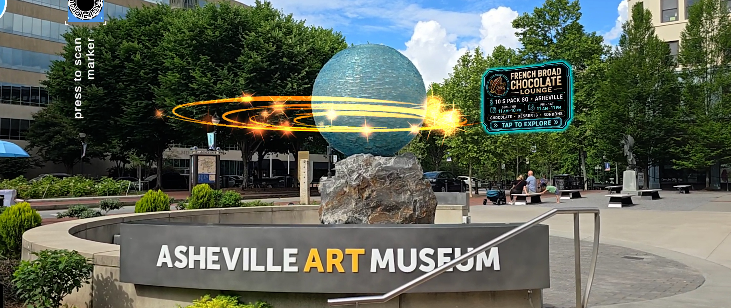 Asheville transformed through the AR Asheville experience